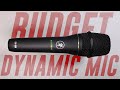 Mackie EM-89D Budget Mic Review / Test (vs. XM8500, SM58, E835)