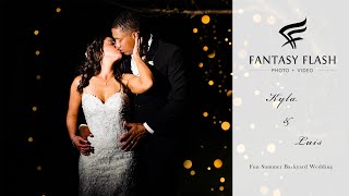 Kyla & Luis - Fun Summer Backyard Wedding - Fantasy Flash Studios