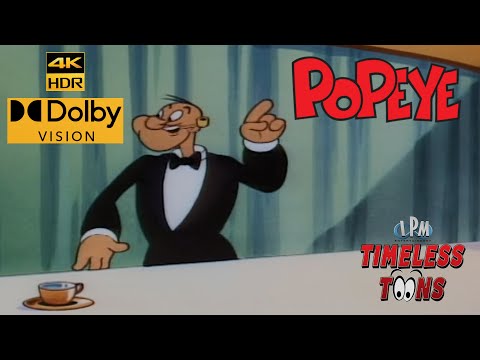 POPEYE THE SAILOR MAN: Popeye's 20th Anniversary (1954) [4K HDR Dolby Vision Remastered]