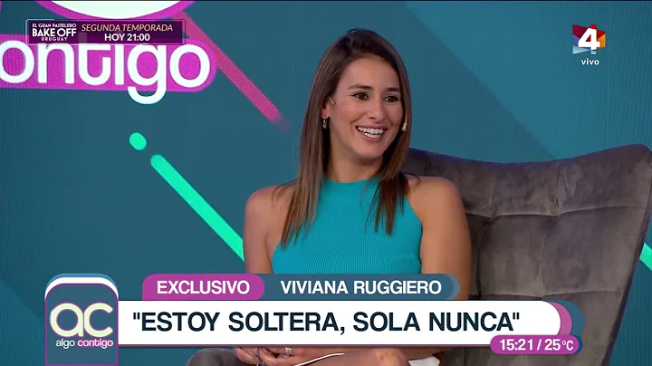Algo Contigo - La pcara respuesta de Viviana Ruggiero: "Estoy soltera pero no sola"