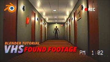 How to Create a VHS effect in Blender using the Render Settings + Overlays