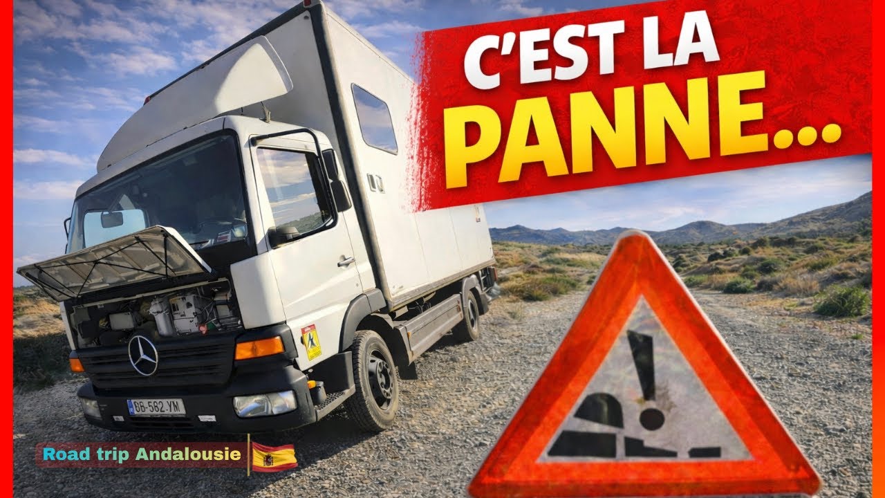 le camion tombe en panne ⚠️