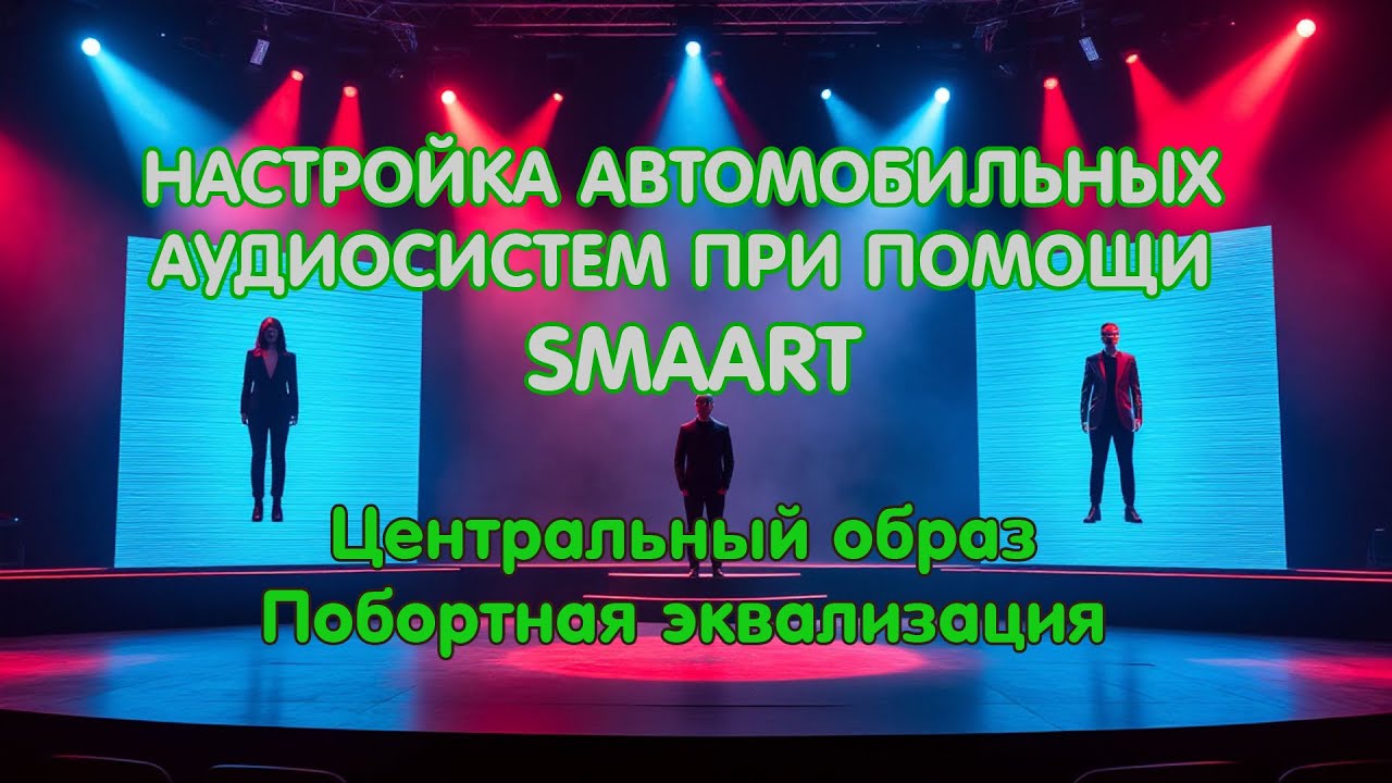 Настройка автомобильных аудиосистем при помощи Smaart. 7. Центральный образ и  розовый шум