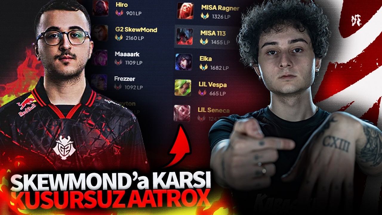 SKEWMOND'a KARŞI KUSURSUZ AATROX MAÇI! | w/