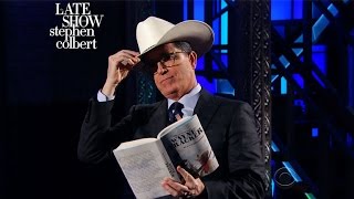 a monologue from stephen colbert as rex tillerson as wayne tracker