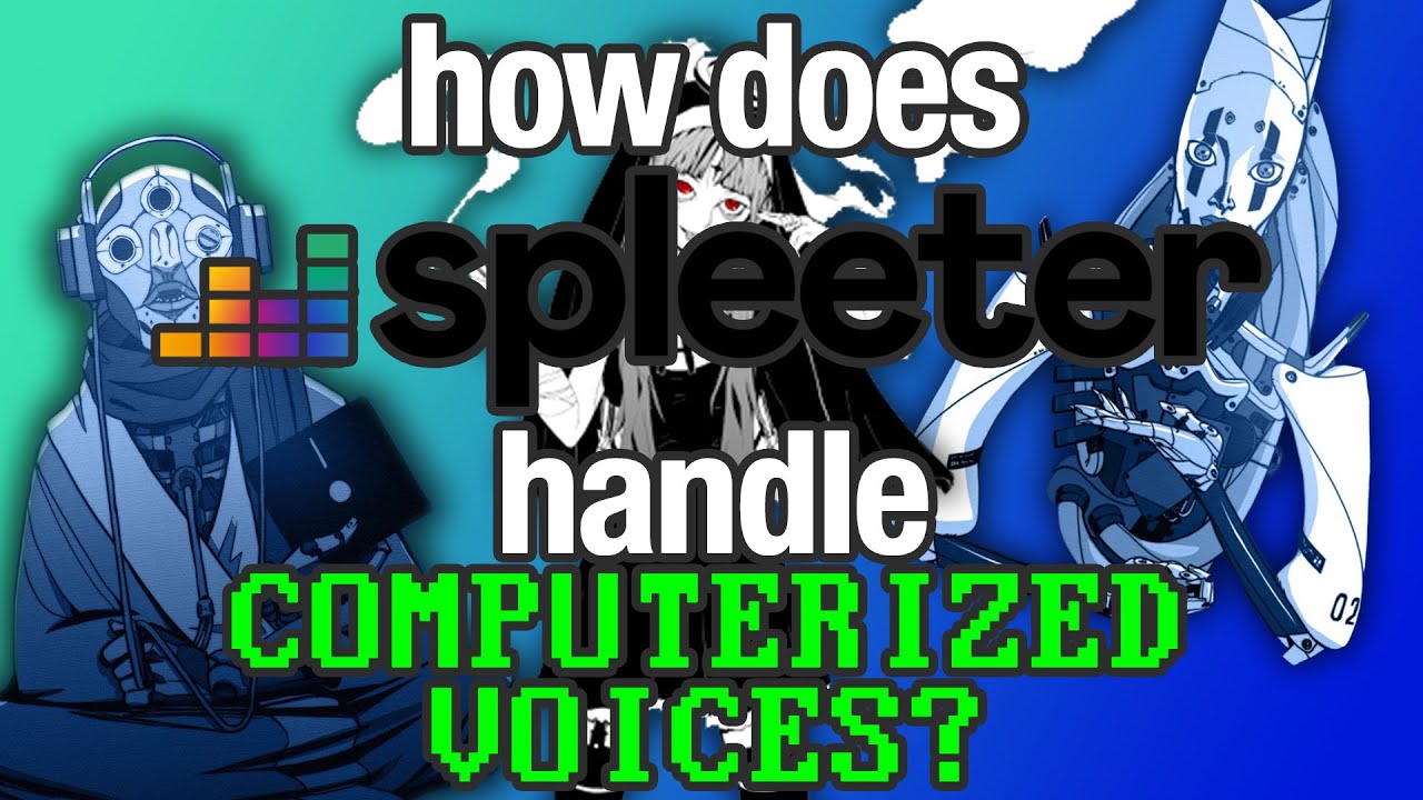 how does spleeter handle computerized voices? - YouTube
