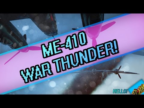 50MM of Firepower! Me-410! War Thunder Gameplay!