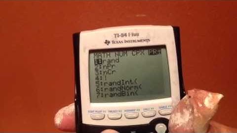 Using the TI-83/84 to find Combinations