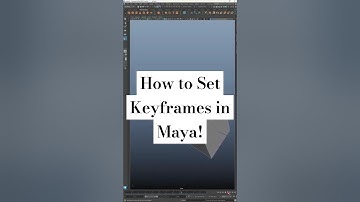☝️ Quick Tip: How to Set Keyframes in Maya! 🎬 #3dmodeling #3danimation