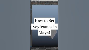 ☝️ Quick Tip: How to Set Keyframes in Maya! 🎬 #3dmodeling #3danimation