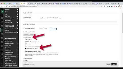 Blackboard: Copy Assignments to another course