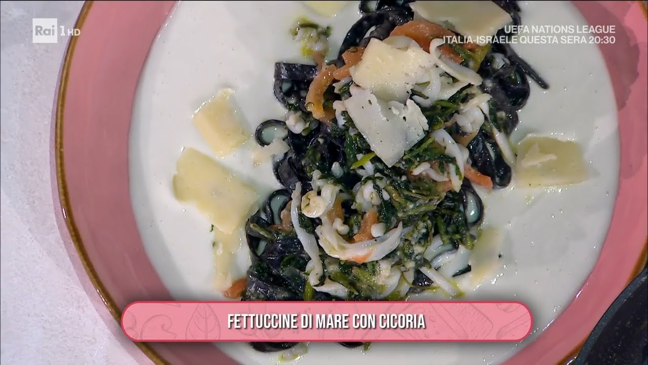 Fettuccine di mare con cicoria - È sempre mezzogiorno 14/10/2024