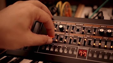 The Moog Sub37 and the Roland JP-08 in duet (Riamiwo StudioVlog 5)