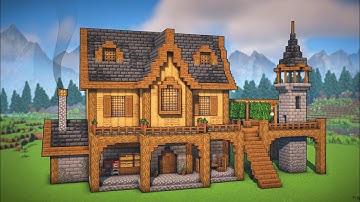 Minecraft: How To Build a Medieval Survival House | Tutorial