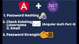 Encrypt Password in .NET 6 | Password strength checker in Angular | Check existing Email | (Part 4) screenshot 3