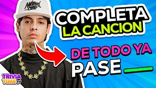 Completa la Canción de NATANAEL CANO - Quiz de Natanael Cano 🔊🤔🎶 | TriviaTime