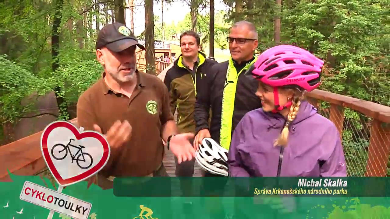 Cyklotoulky Stezka korunami stromů Janské Lázně