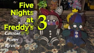 The Five Nights at Freddy's 3 Custom Plush Review