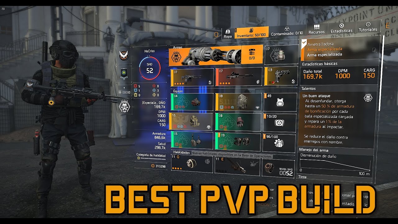 MEJOR BUILD FULL DPS DAÑO CRITICO BEST PvP The Division 2 YouTube