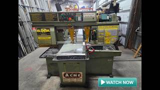 Late Model CNC Machinery Lot 196 - HYD-MECH ENGINEERING S-20A AUTOMATIC HORIZONTAL PIVOT BAND SAW