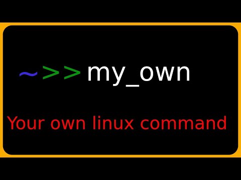 How to create your own linux command? - C programming