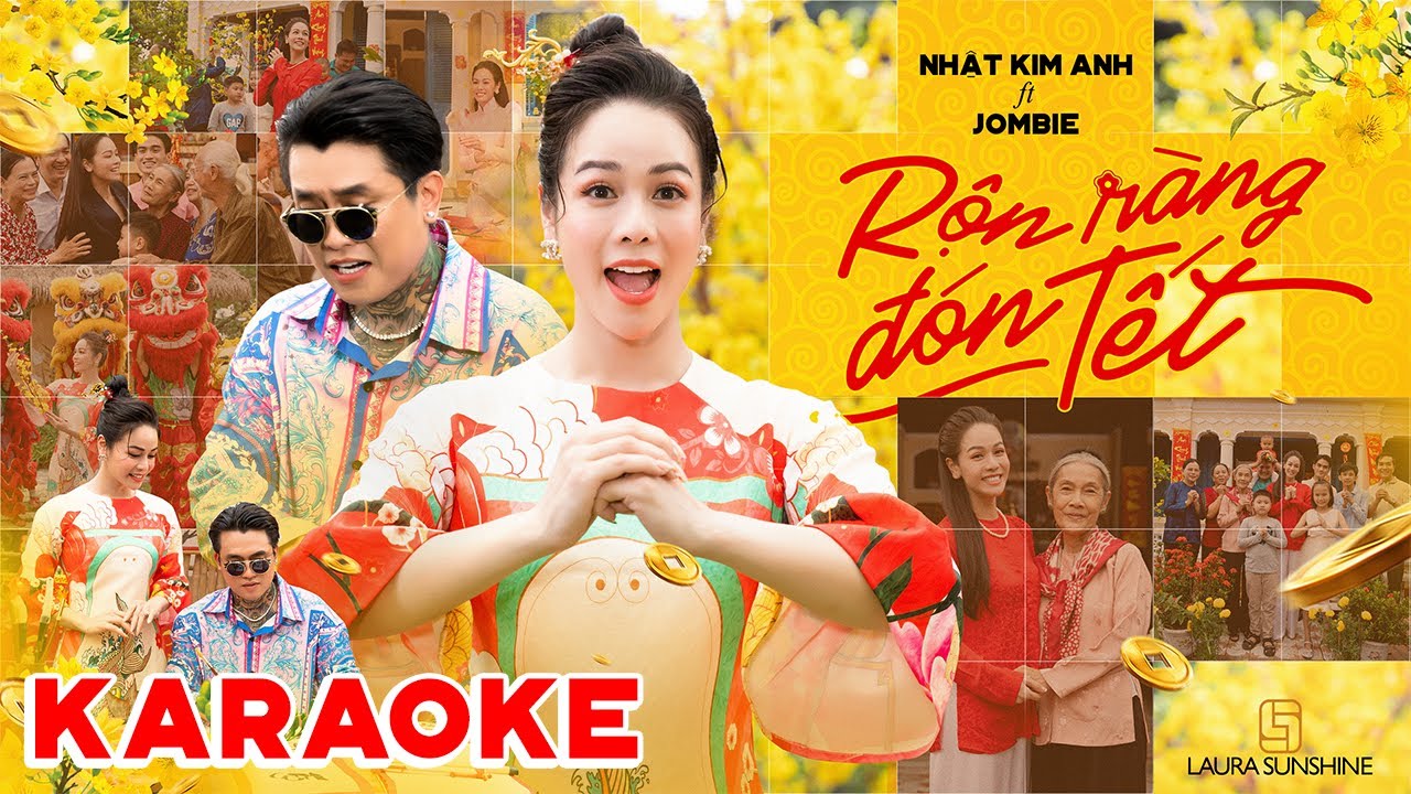 KARAOKE RỘN RÀNG ĐÓN TẾT - NHẬT KIM ANH ft JOMBIE