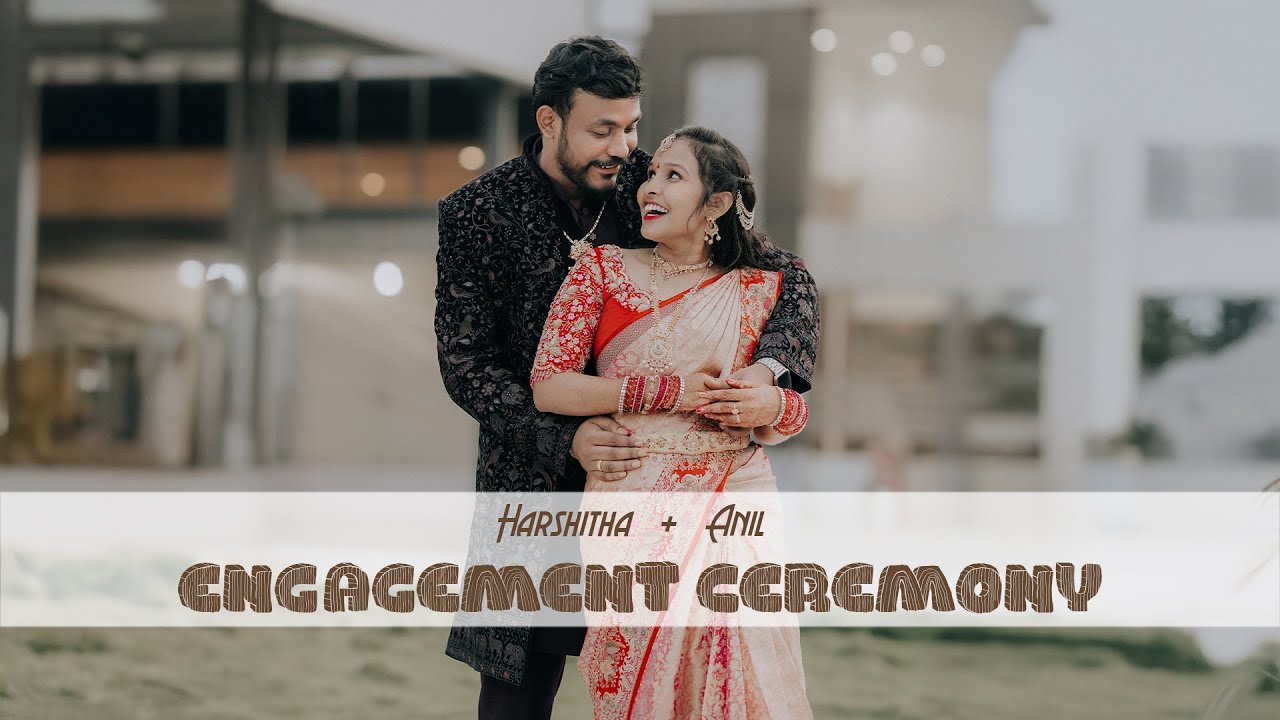 Harshitha & Anil Engagement 4K || FRIENDS MEDIA || 9989028685 - YouTube