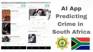 AI App with 90% accuracy can predict crime in South Africa