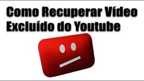 Como recuperar um vídeo que exclui do YouTube?