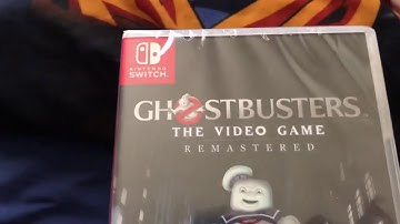 Unboxing GhostBusters The Video game remastered for the nintendo switch