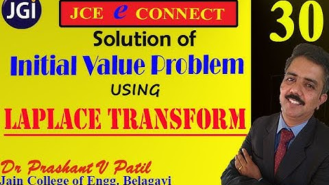 How to Solve Initial Value Problem using Laplace Transform || 18mat31