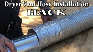 Dryer Vent Hose Installation Hack