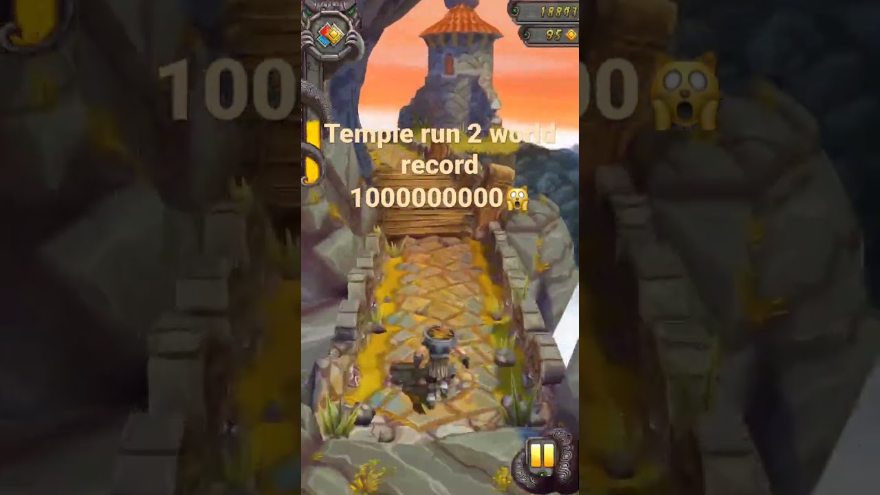 Temple run 2  sky summit world record 100000000🙀