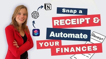 📸 Snap a Receipt, Track Expenses Automatically in Notion! #notiontutorial #automation #financetips