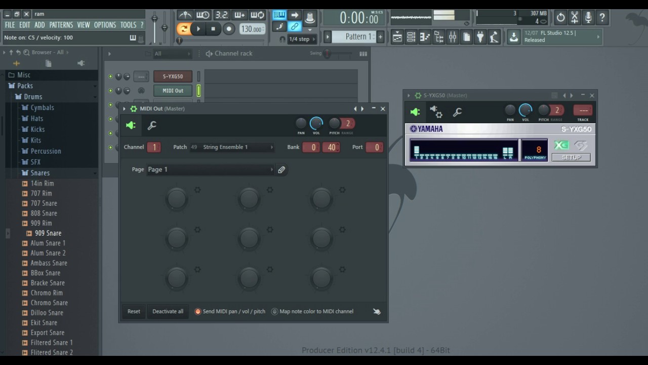 How To Explore All Yamaha Xg Instruments Fl Studio S Yxg50 Vst Youtube
