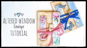 Envelope Ephemera -  Tutorial - Multiple Fold Outs - Three Pockets - Tags
