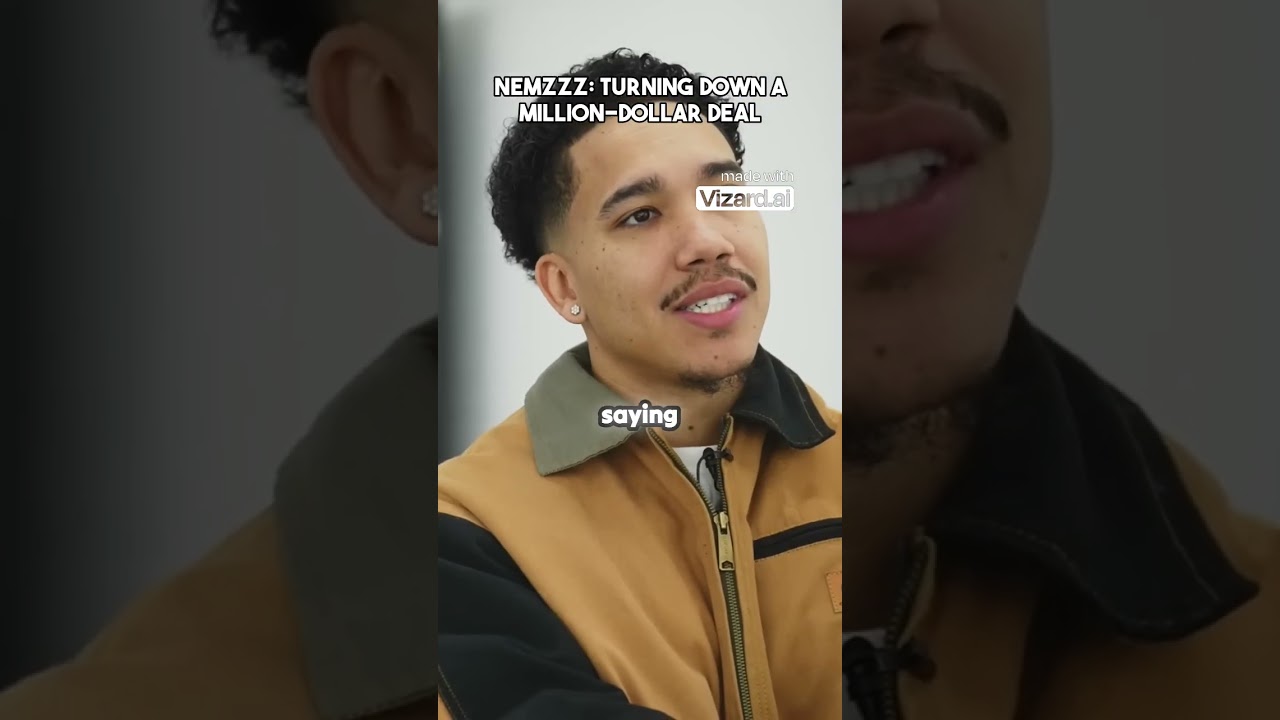 Watch Rapper Nemzzz Turns Down Million Dollar Deal | Exclusive Sneaker Shopping Interview on YouTube Watch Rapper Nemzzz Turns Down Million Dollar Deal | Exclusive Sneaker Shopping Interview on YouTube
