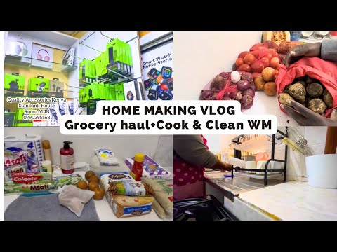 HOME MAKING VLOG: FEW DAYS IN THE LIFE/MINI GROCERY HAUL/CLEAN & COOK WITH ME