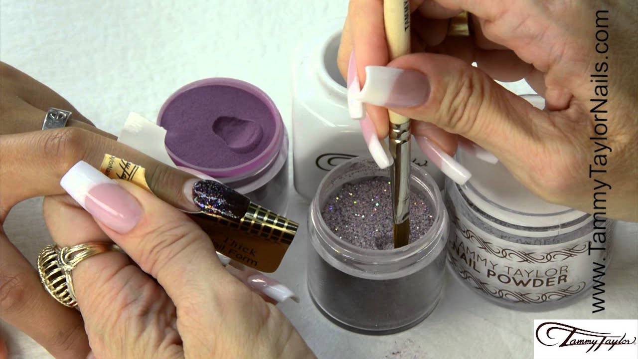 Tammy Taylor 3 Dazzle Rocks Glitter Acrylic Nail Designs You