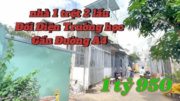 Bán Nhà Vũng Tàu 1 Trệt 2 Lầu Hẻm 828 Gần Đường A4 | Đối Diện Trường Phước An