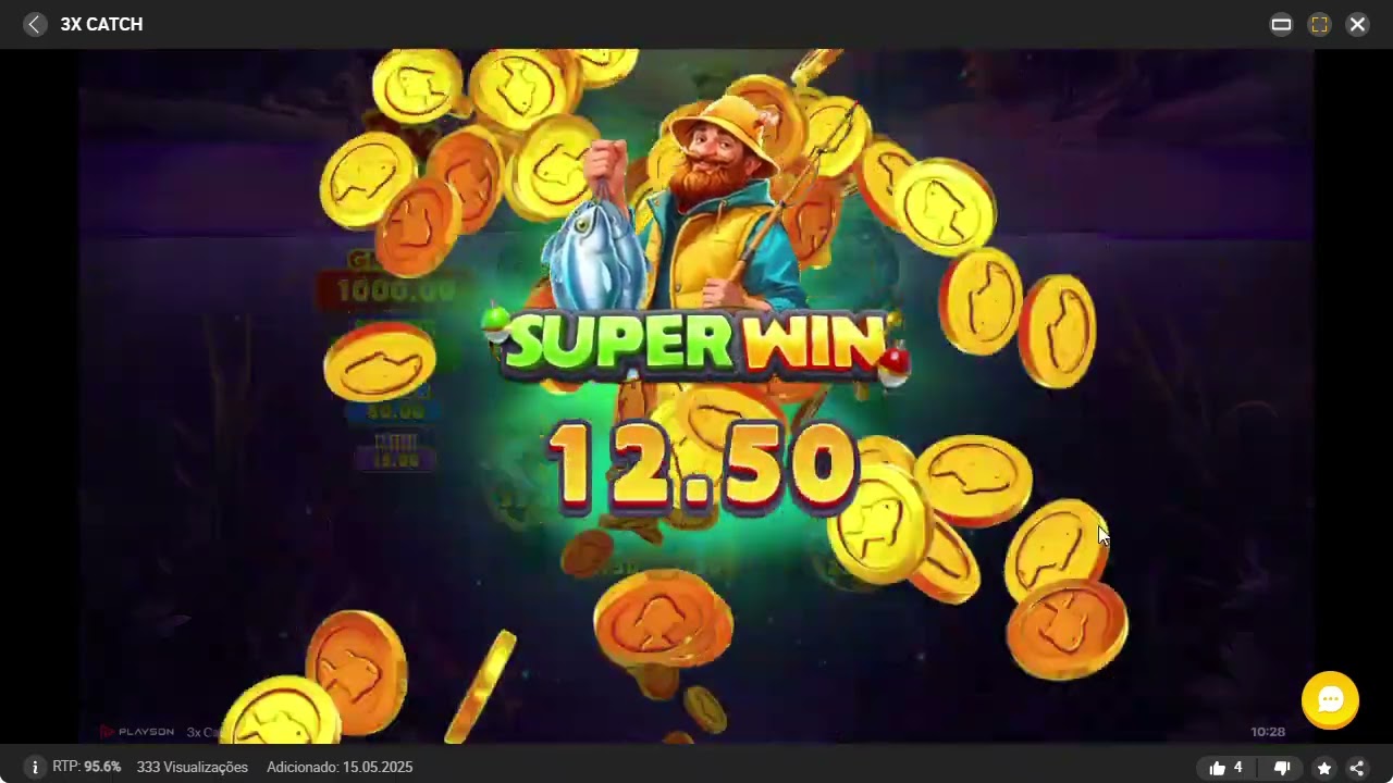 3x Catch BÔNUS FISH REEL + DOUBLE