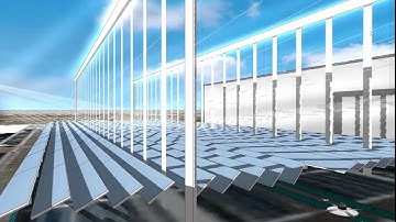 Computer simulation of linear Fresnel reflectors using the Aladdin CAD software