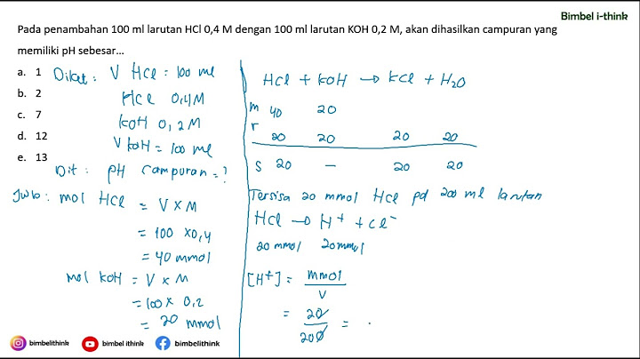 Berapa ml larutan hcl 10 m yang akan diambil untuk membuat larutan hcl 2m sebanyak 1000ml.