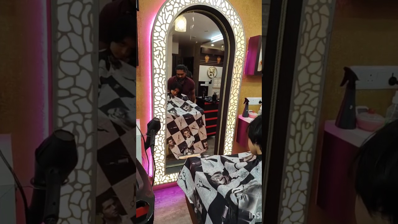 hair cut for Durga puja 