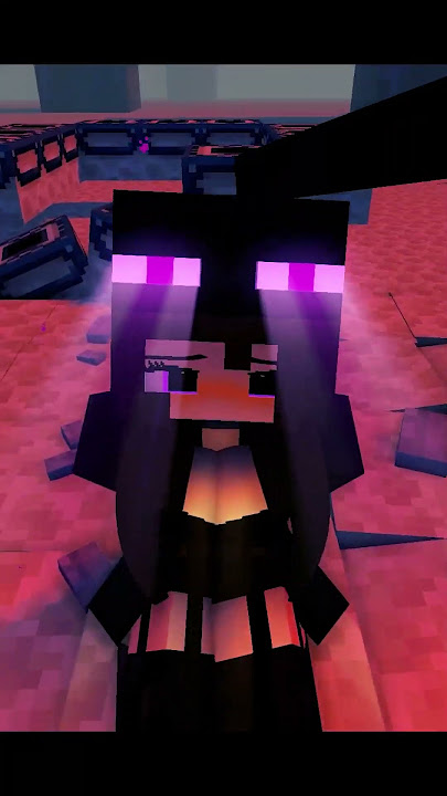 Baby Ender Girl & Cute Ender Girl...(Minecraft Animation)...#animation#enderman#endergirl#minecraft