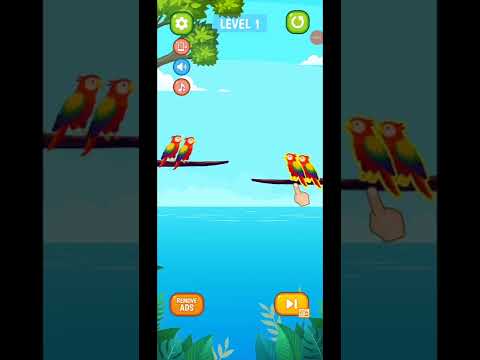 Bird Sort Puzzle Level 1 Gameplay Android IOS
