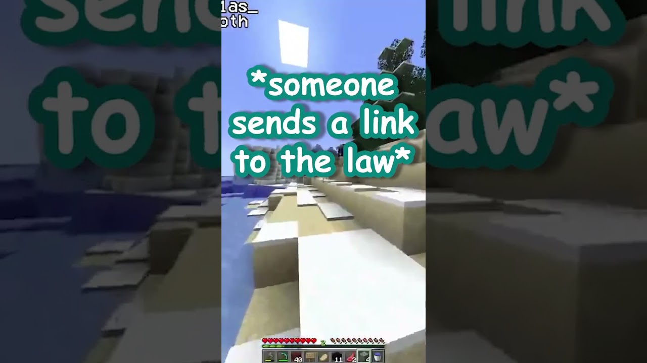 I'm not reading all of that 📜 #shorts #minecraftshorts #minecraftbut