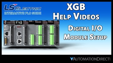 Digital I/O Module Setup - LS Electric XGB PLC from AutomationDirect