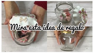 Mira esta idea de regalo - frasco con imanes