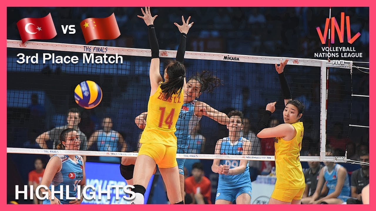 Turkey vs China Highlights 07 Jul 3rd Place Match Women's VNL